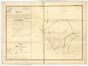 Plan d'une demande en extension de Concession de Mines de Houille formée par Monsieur le Baron Ultain de Coppin de Floriffoux.