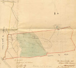 Plan des terrains situés sur les Communes de Loyers et Erpent demandés par Mr le Comte de Liedekerke, Gouverneur de la Province de Liége, En Extension de sa concession sur Jambes et Erpent.