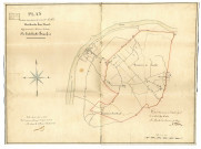 Plan des deux concessions de mines de houille de Jambe et du bois Noust. Appartenant à Monsieur le Comte e Liedekerke Beaufort.