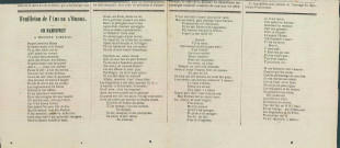 Paroles d'une chanson, en wallon et dédiée à « Monsieu Liberau », qui s'intitule On Namurwet.