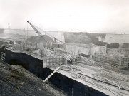 Construction du barrage éclusé d'Ampsin-Neuville