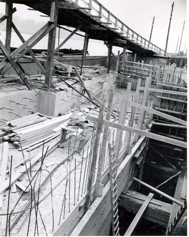 Construction de la centrale hydro-électrique