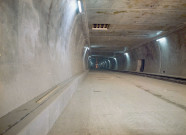 Liège. Portiques du tunnel de Cointe.