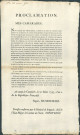 Proclamation du général Dumouriez sur la retraite de l'armée française. Mesures prises pour éviter l'indiscipline et le brigandage. Avertissements aux officiers. Signé Dumouriez.