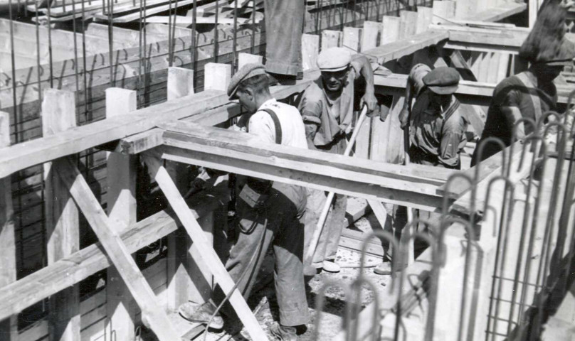 Construction du pont actuel