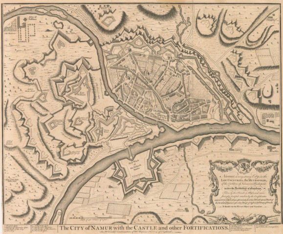 The City of Namur with the Castle and other Fortifications.