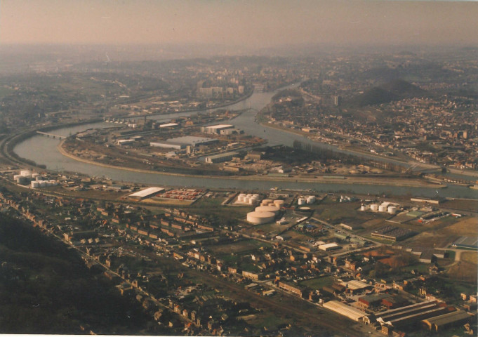 Herstal. Canal Albert et Ile Monsin.