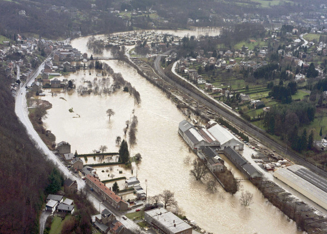 Tilff. Inondations.