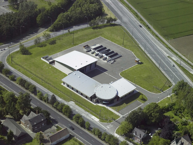 Tournai. Gaurain-Ramecroix. Régie routière D141-11. District de Tournai, Grand route, 2a.