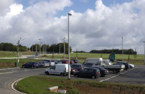 Sambreville. Parking pour co-voiturage.