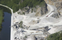 Vues aériennes de la Haute-Meuse entre Hastière et Namur.