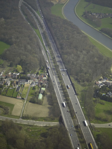 La Louvière. Houdeng-Aimeries. Echangeur E42/E19.