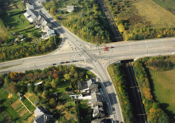 Arlon. Carrefour des RN 82 et RN 83.