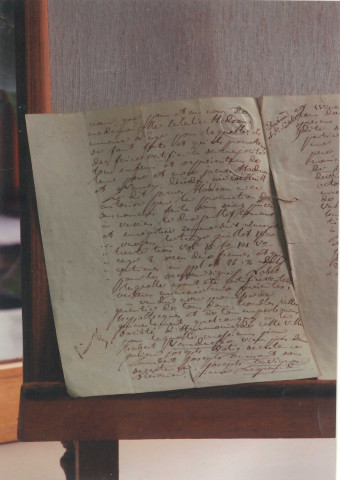 Verviers. Bâtiment de l'Harmonie, kiosque et jardin. Acte notarial.