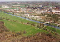 Saint-Ghislain. Tertre. Zoning industriel de Tertre et Hautage. Passerelle.