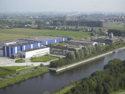 Comines-Warneton. Comines. Vues aériennes de la Lys.