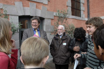 Namur. Prix Arthur Haulot délivré par M. le ministre Furlan au Parlement wallon.
