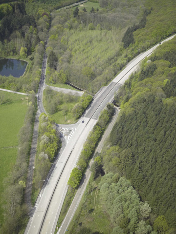 Nassogne. Harsin. Echangeur Harsin - N4. Carrefour Grune.