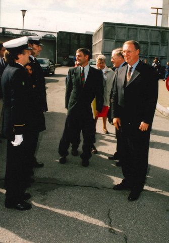 Liège. Inaugurations du rivage de Fragnée et de l'amphithéâtre van Beneden.