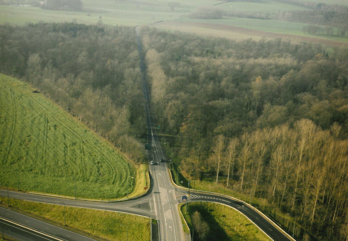 Tinlot. E42. Futur contournement de Huy via Tihange et Tinlot.