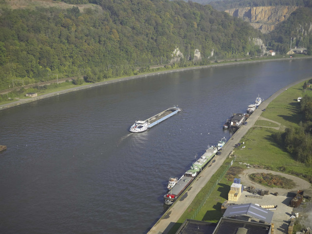 Andenne. Vues aériennes.