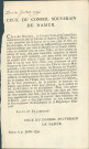 Convocation adressée aux mayeurs par le Conseil souverain de Namur pour que les baillis du comté se réunissent à Namur le 5 août 1794 pour fournir les renseignements relatifs au nombre de villages dont ils sont mayeur, leur population, la quantité de bonniers ou arpents, la qualité du sol, les types de production. Demande du citoyen Vaillant, commissaire ordonnateur en chef de l'armée de Sambre et Meuse. Signé Ceux du Conseil souverain de Namur.