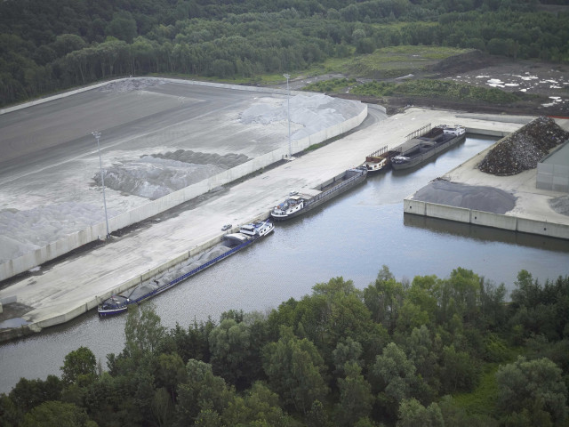 Farciennes. Vues aériennes.