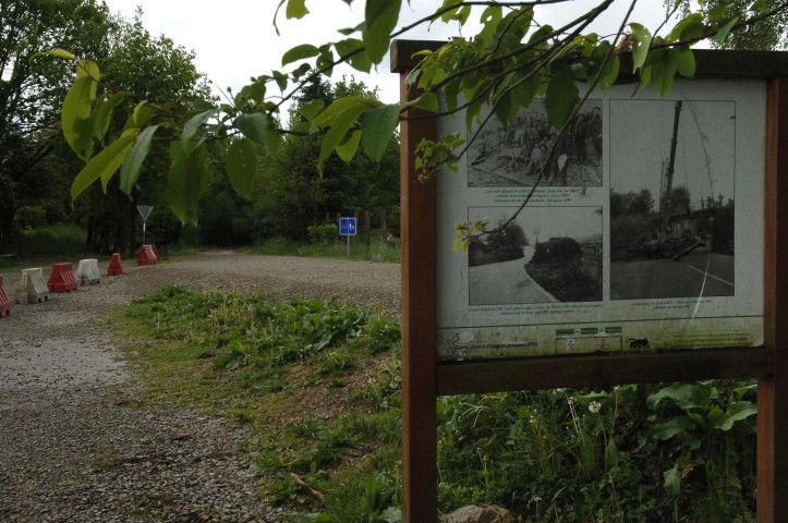 Saint-Vith. Aménagements du Ravel. Ancienne ligne SNCB 147.