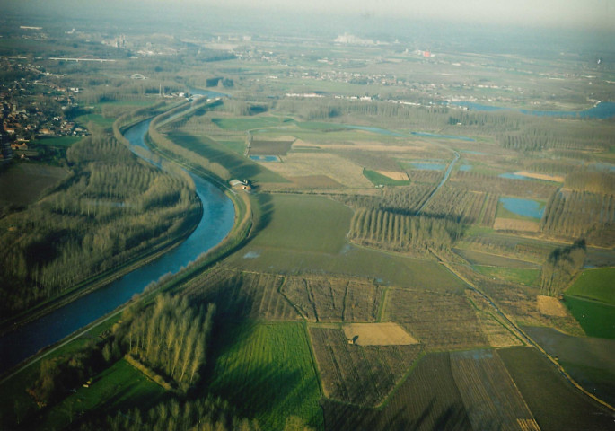 Brunehaut. Laplaigne. Centre de regroupement des boues de dragage.