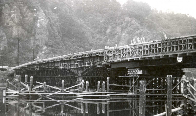 Construction du pont actuel