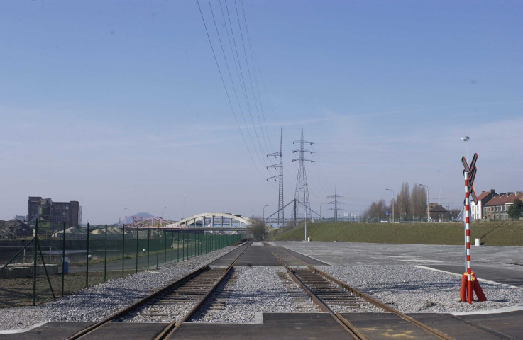 Charleroi. Montignies-sur-Sambre. Basse Sambre. Plateforme Multimodale.