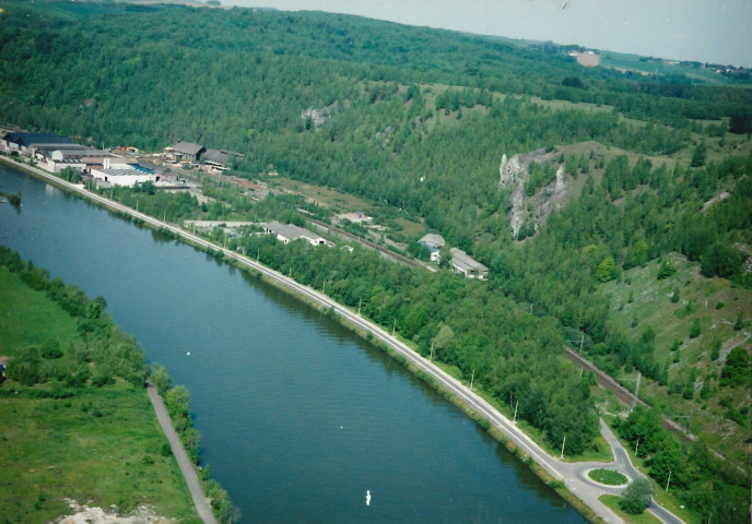 Andenne. Sclayn. Vues aériennes.