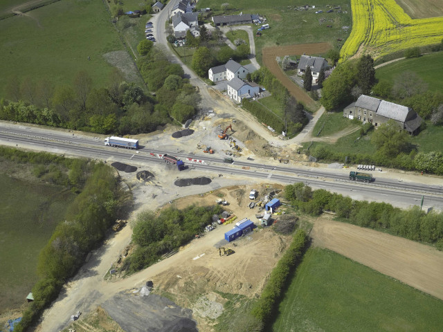 Arlon. Viville. Futur giratoire.