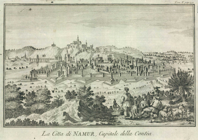 La Citta di Namur, Capitale della Contea
Tome X, pag. 431.