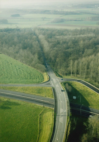 Tinlot. E42. Futur contournement de Huy via Tihange et Tinlot.