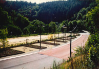 Houffalize. Nadrin. Barrage sur l'Ourthe de Nisramont. Nouveaux aménagements touristiques.