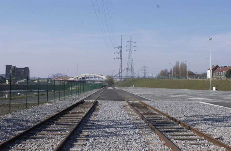 Charleroi. Montignies-sur-Sambre. Basse Sambre. Plateforme Multimodale.