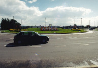 Namur. Bouge. Rond-point fleuri.