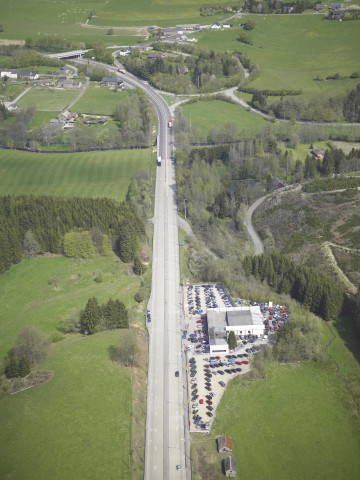 Tenneville. N4. Traversée de Tenneville. Echangeur d'Ortheuville.