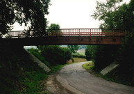Plombières. RAVeL. Aménagement de la passerelle de Volkerich.