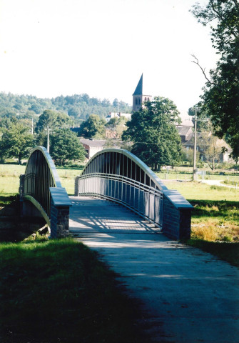 Houyet. Ciergnon. RAVeL. Passerelle de Ciergnon.