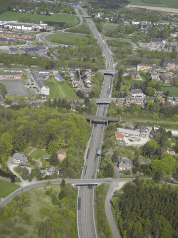 Fauvillers. Hollange. N4. Vues aériennes.