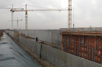 Charleroi. Aéroport de Gosselies. Evolution des chantiers de la nouvelle aérogare.