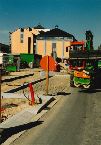 Namur. Chantiers. Aménagements du Boulevard du Nord.