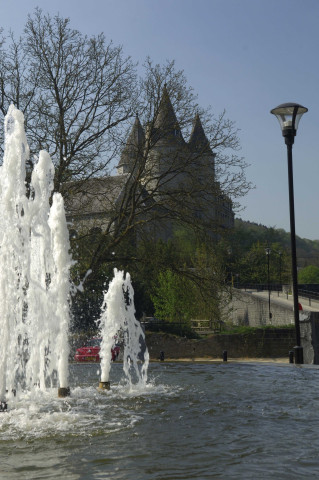 Durbuy. Aménagements pour vélos.