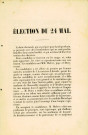 Lettre d'électeurs anonymes comparant les deux candidats que sont F.-J. Malevé et Edmond Dury.