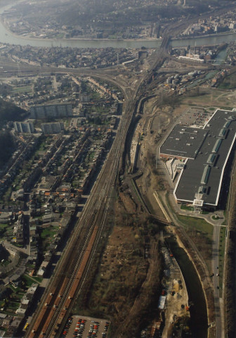 Liège. Kinkempois. Evolution des travaux de la jonction E25 - E40 (2).