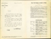Programme des fêtes données par le Royal Club Nautique de Sambre-et-Meuse, pendant la saison d'été 1871.