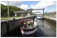 Charleroi. Montignies-sur-Sambre. Barrage-écluse No 12.