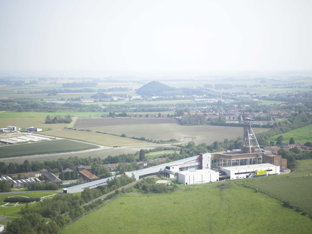 Frameries. Parc d'activités scientifiques. Vues aériennes.